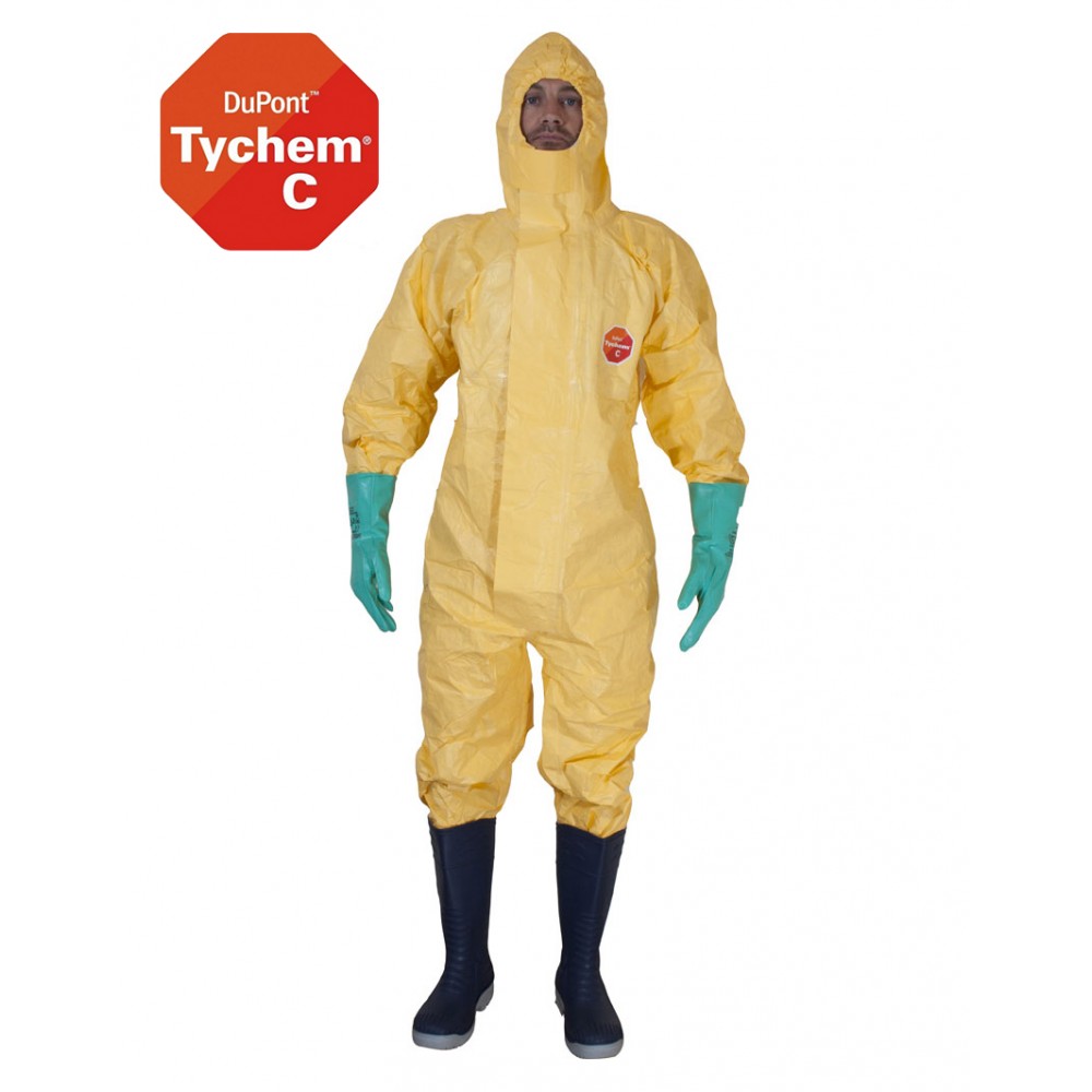 Tychem 2000 C Chemical Coverall - Type 3B/4B 5B/6B | WorkWear Experts
